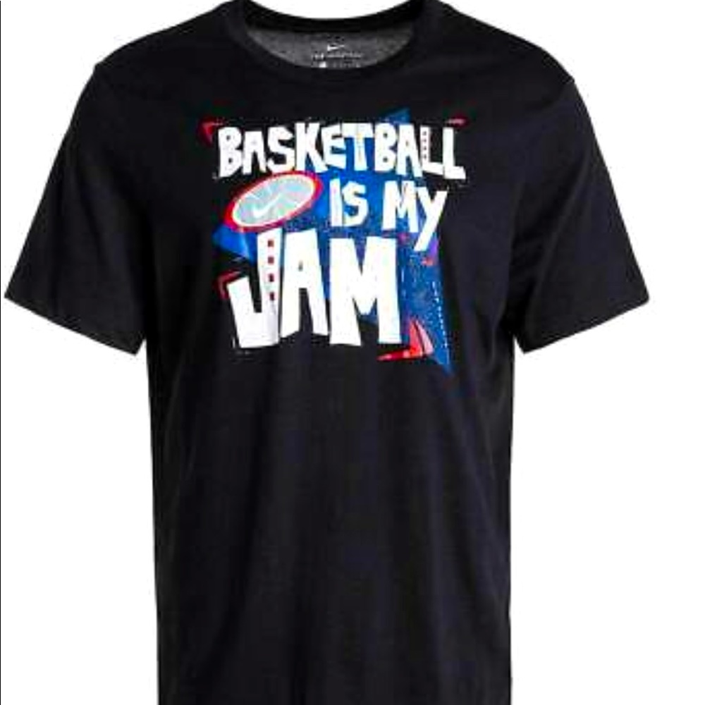 Men's Nike "Basketball Is My Jam" Black Tee Shirt